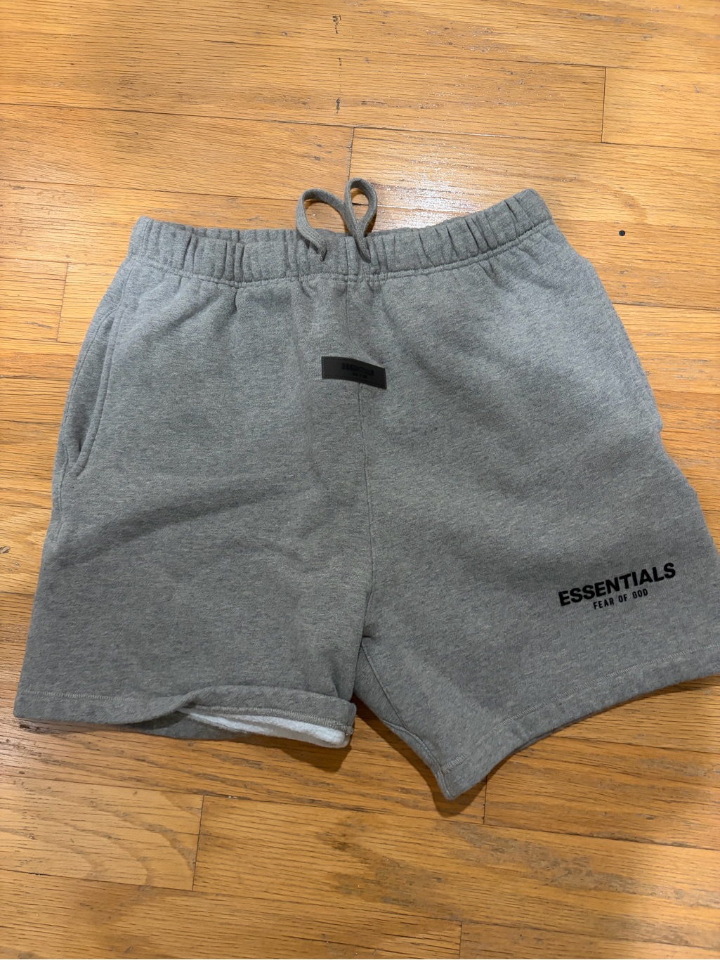 Essentials Gray Athletic Lounge Shorts